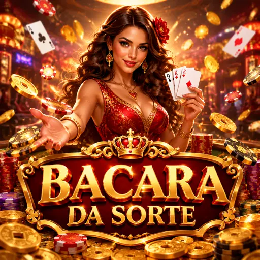 Mesa de baccarat com cartas distribuídas para player e banker