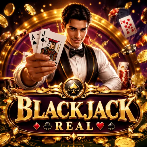 Interface de mesa de blackjack ao vivo com botões de pedir, parar e dobrar