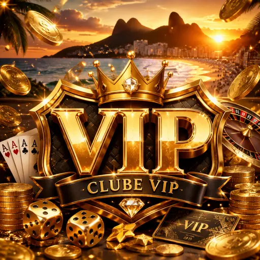 Emblema VIP dourado com coroa, símbolo do clube de fidelidade do U37.com
