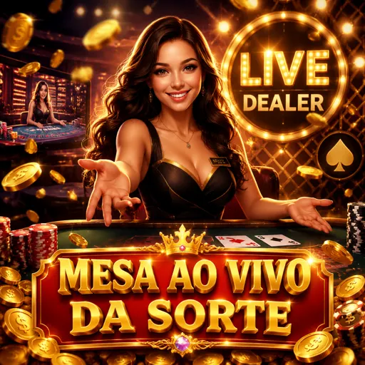 Ícone de dealer ao vivo conduzindo uma mesa
