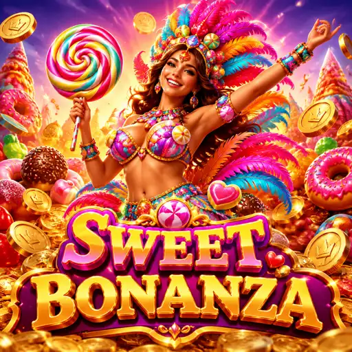 Painel com todos os símbolos do Sweet Bonanza e seus valores de pagamento
